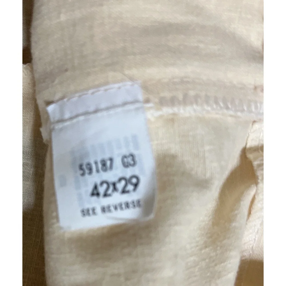 Haggar E-Z Dress Casual Straight Pants Mens 42x29 Partial Elastic Waistband NEW